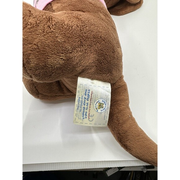 Build A Bear DACHSHUND Weiner DOG Plush BAB W/ Hello Kitty Leopard Pajama Top - Picture 6 of 6